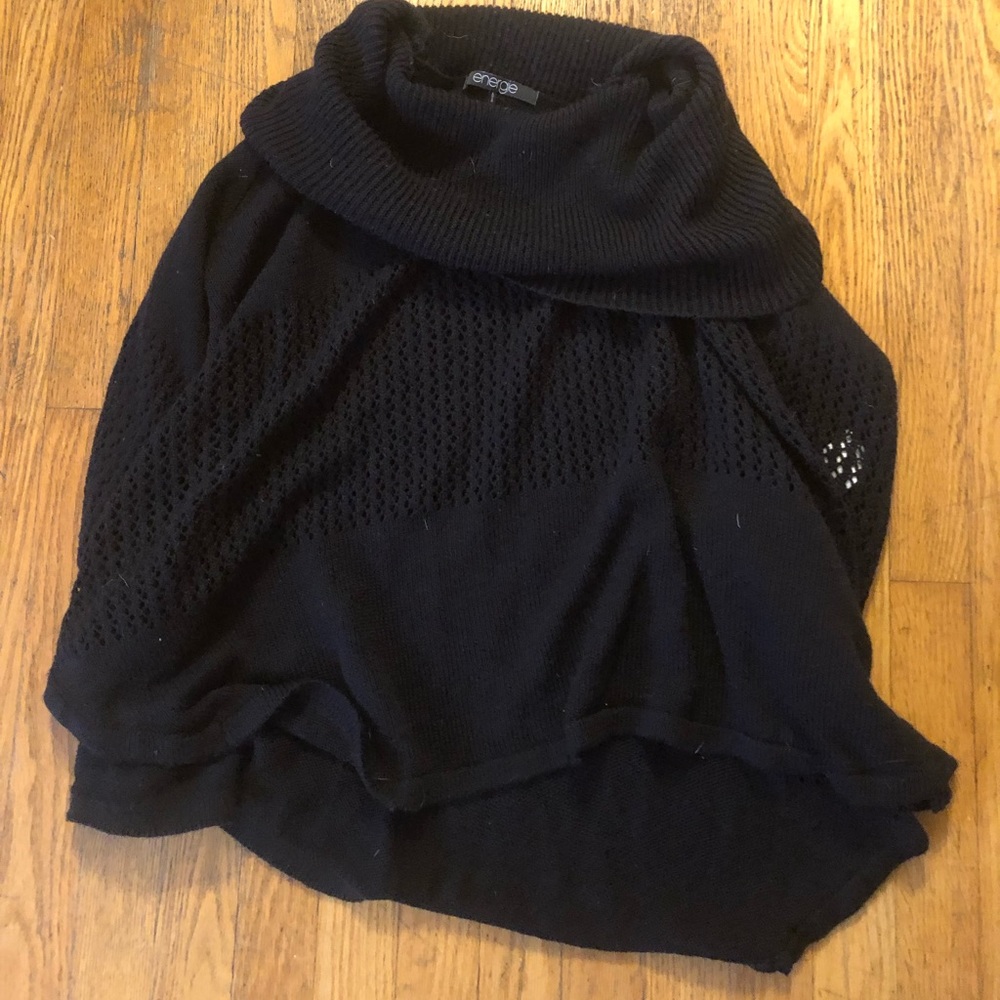 Black sweater Shawl